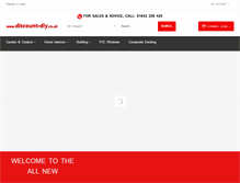 Tablet Screenshot of discount-diy.co.uk